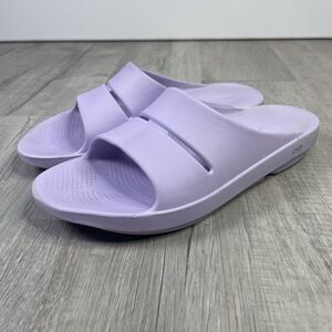 Oofos Ooahh Lavender Purple Slide Sandals Recovery Men’s Size 14 Women’s 16 E